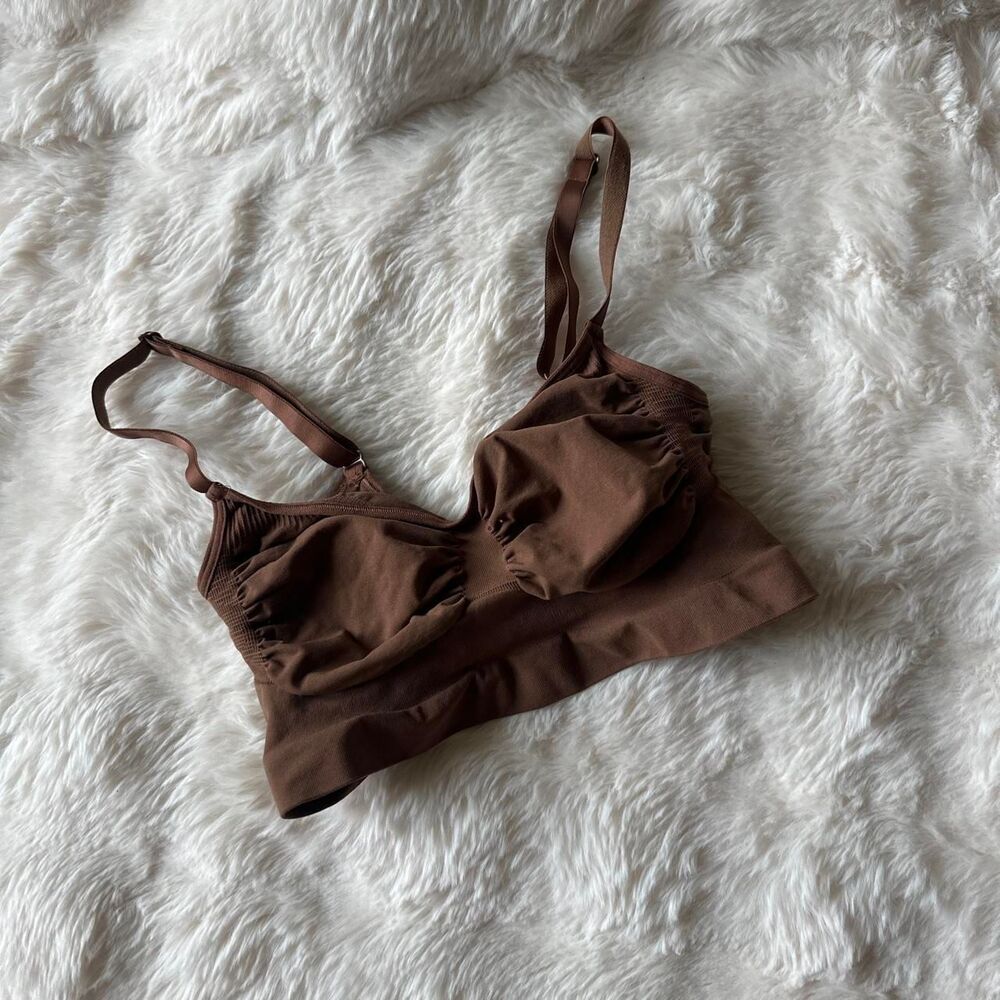 Skims Women's Brown Bra